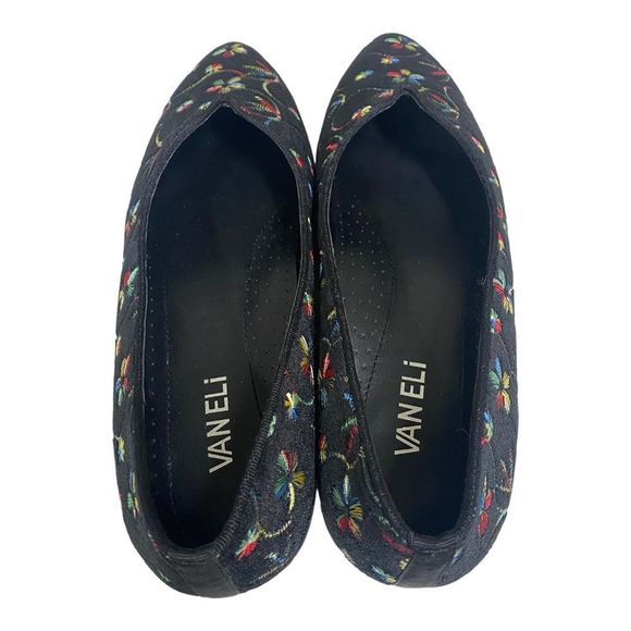 NEW in Box VANELI Women's Ganet Black Bonansa Flats 9.5 - Picture 5 of 7